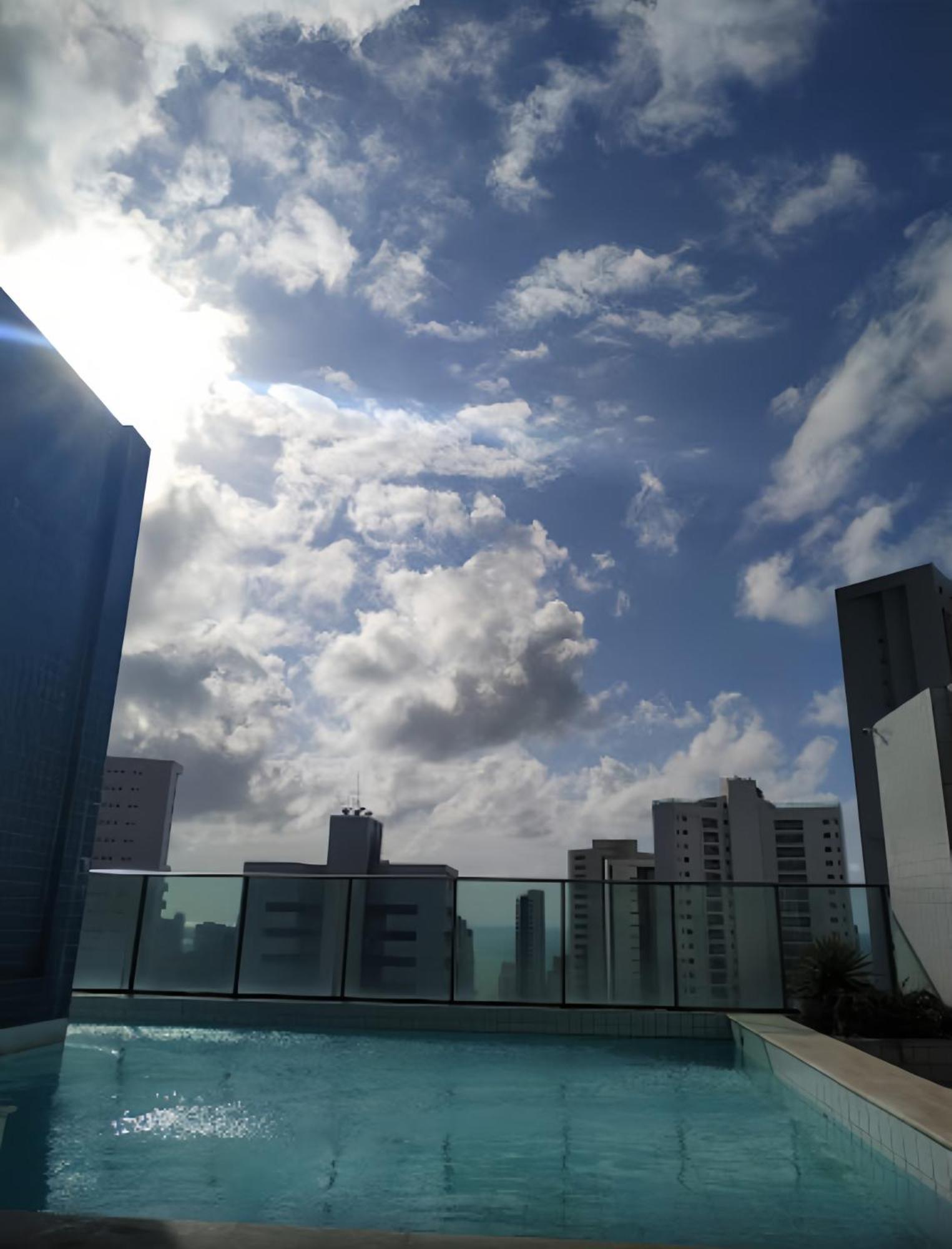 Flat Piscina No Rooftop Aluguel Temporada Em Recife Exteriör bild